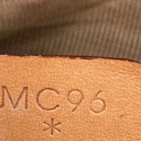 CELINE Macadam Blason Triumph Dark Brown Hand Bag Leather Stripes Authentic - Picture 10 of 17